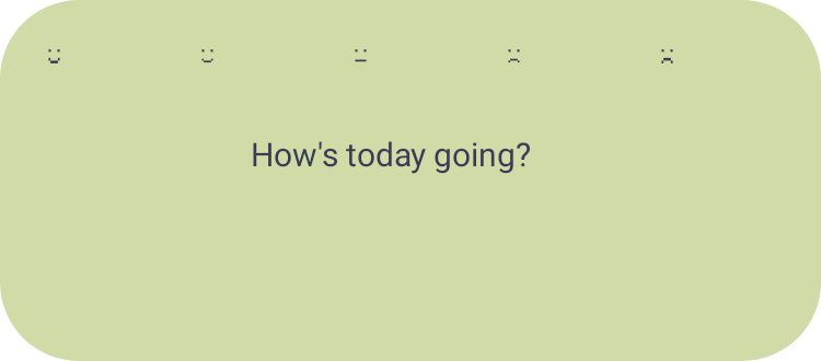Mood Check-in in Pixel Era Dark