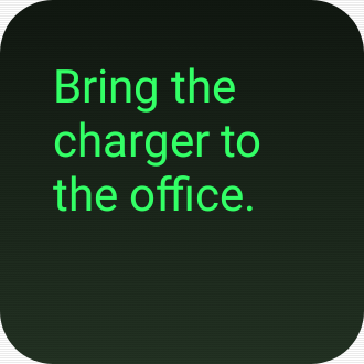 Sticky Note in Terminal