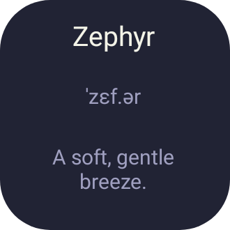 Word of the day in Pixel Era