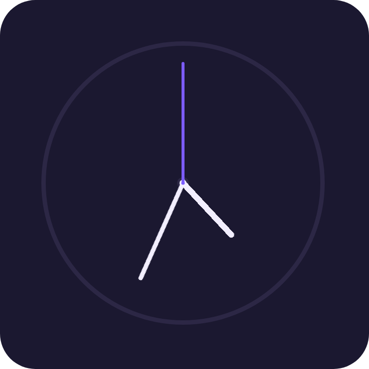 Analog widget preview