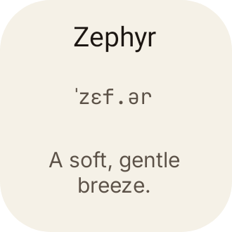 Word of the day in Paper