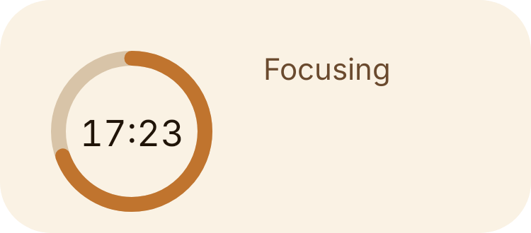 Focus Timer in Autumn Film