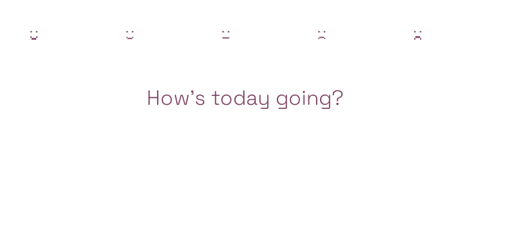 Mood Check-in in Kawaii