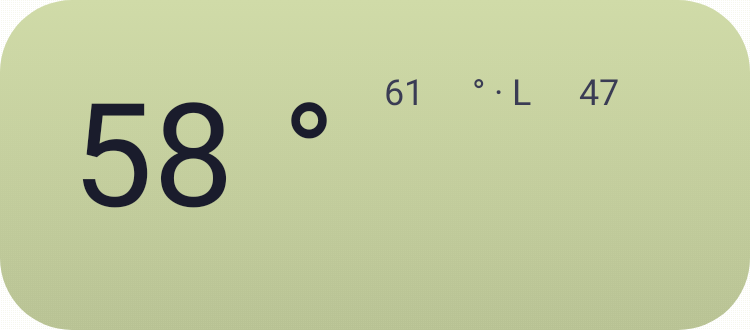Weather Now in Pixel Era Dark