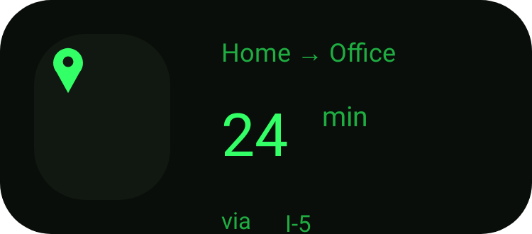 Commute ETA in Terminal