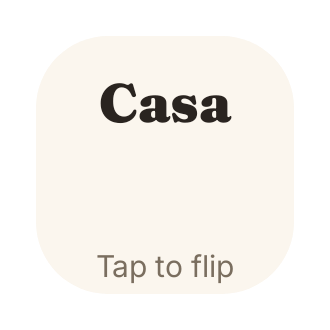 Language flashcard in Crema