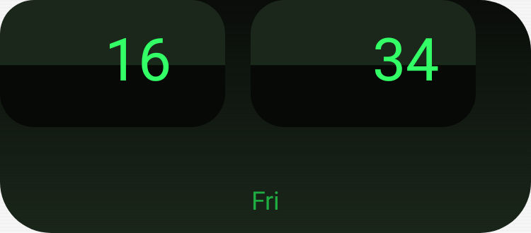 Flip Clock in Terminal