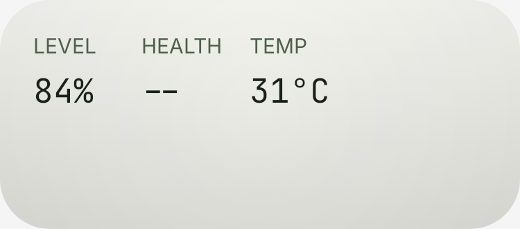 Battery Health in Botanic