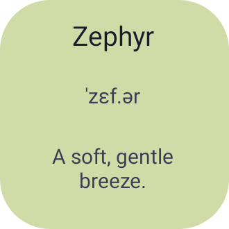 Word of the day in Pixel Era Dark