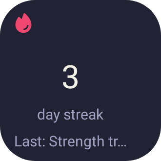 Workout Streak in Pixel Era