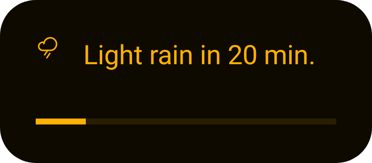 Rain Soon in Terminal Amber