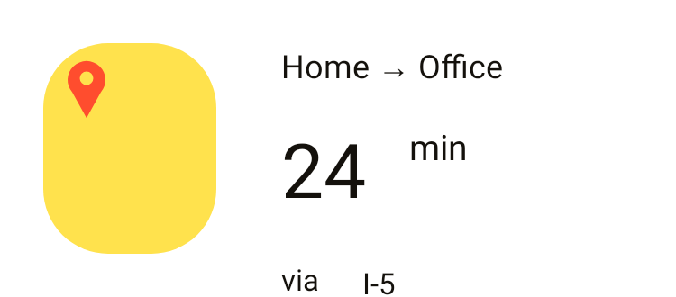 Commute ETA in Playgrid