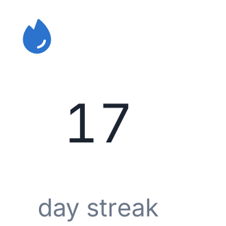 Habit Streak in Porcelain