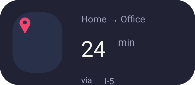 Commute ETA in Pixel Era