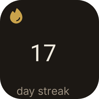 Habit Streak in Luxe