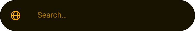 Search Bar in Terminal Amber
