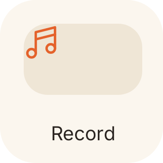 Sound recorder shortcut in Crema