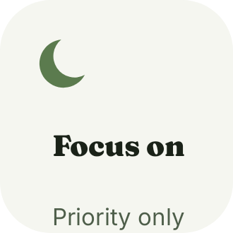 Focus Mode in Botanic