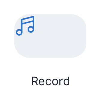Sound recorder shortcut in Porcelain