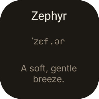 Word of the day in Luxe