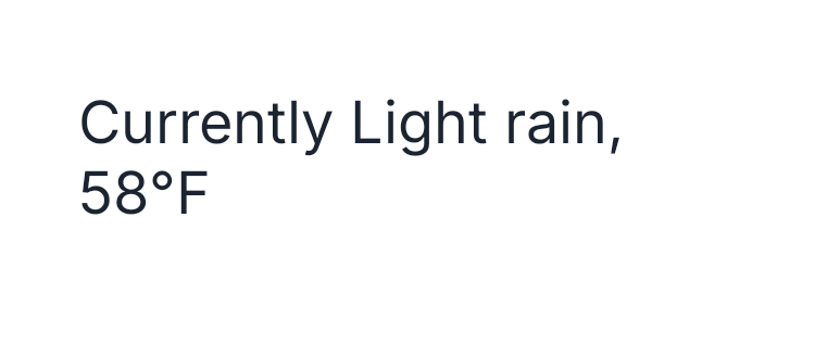 Weather in Words in Porcelain