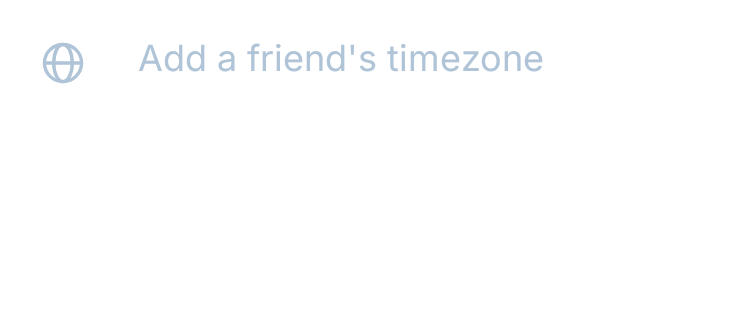 Timezone Buddies in Glass