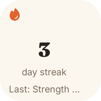 Workout Streak in Crema