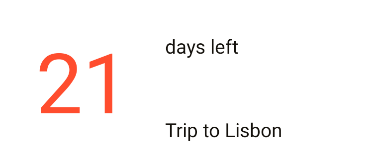 Countdown in Playgrid