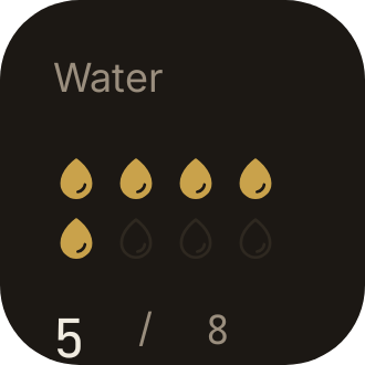 Water intake in Luxe