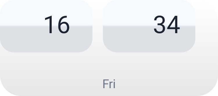 Flip Clock in System