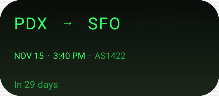 Flight board in Terminal