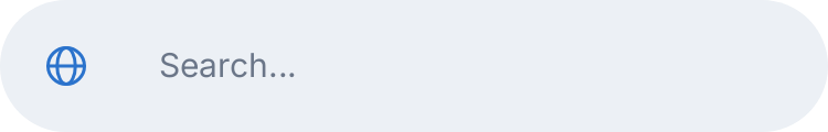 Search Bar in Porcelain