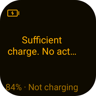 Battery Care Tip in Terminal Amber