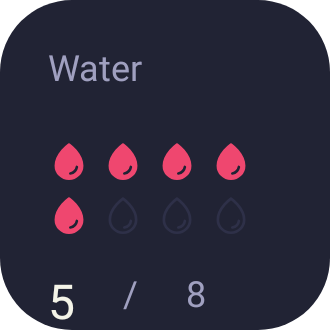 Water intake in Pixel Era