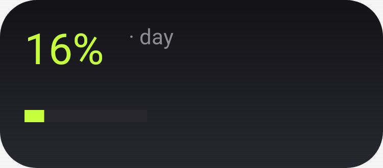 Day Progress in Neon Tokyo