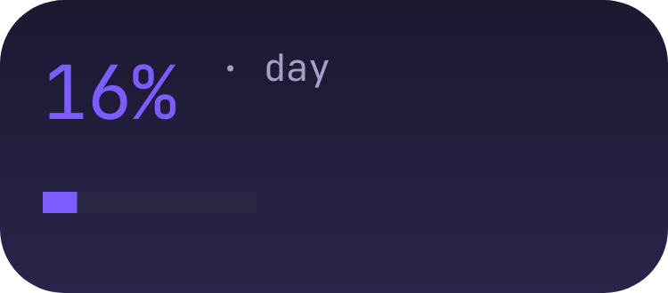 Day Progress widget preview