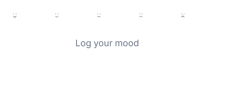 Mood Check-in in Porcelain