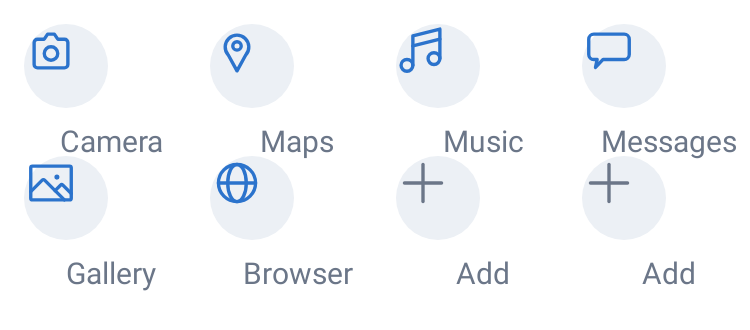 App Grid in System