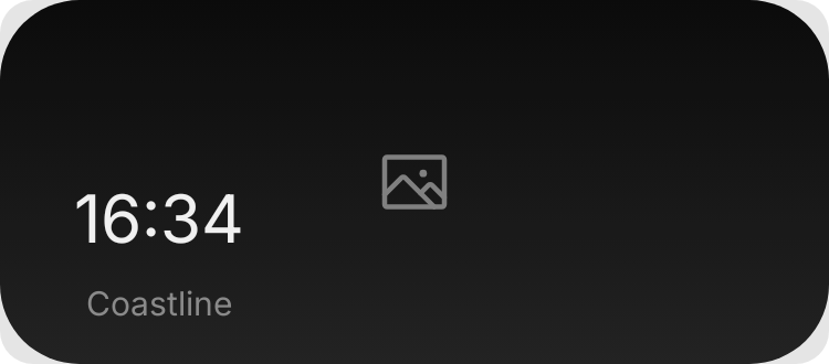 Album-art clock in Eclipse