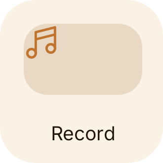 Sound recorder shortcut in Autumn Film
