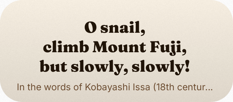 Poem / haiku of the day in Autumn Film