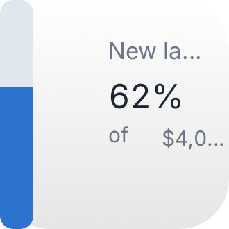 Savings Goal in Porcelain