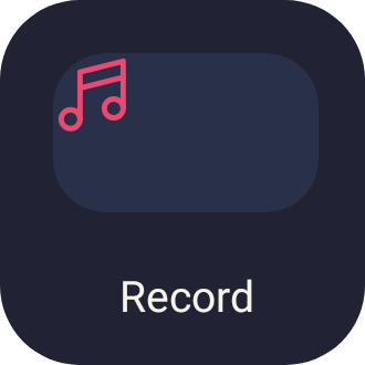 Sound recorder shortcut in Pixel Era