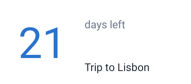 Countdown in System