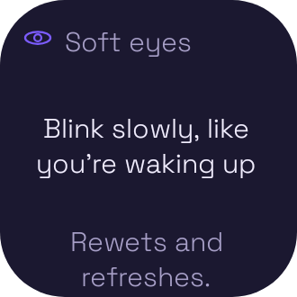 Eye-care blink widget preview