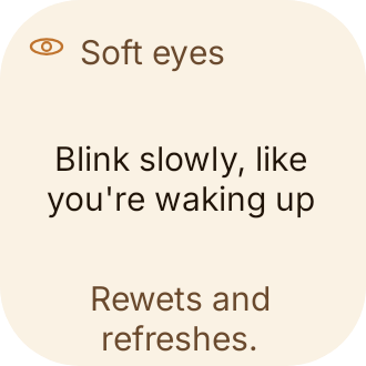 Eye-care blink in Autumn Film