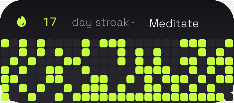 Habit grid in Neon Tokyo