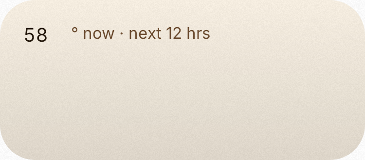 Hourly Forecast in Autumn Film