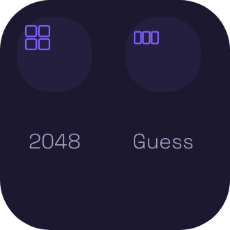 Mini Games widget preview