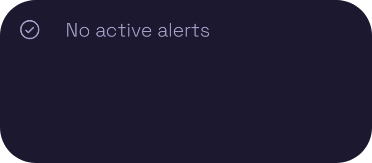 Severe Alerts widget preview